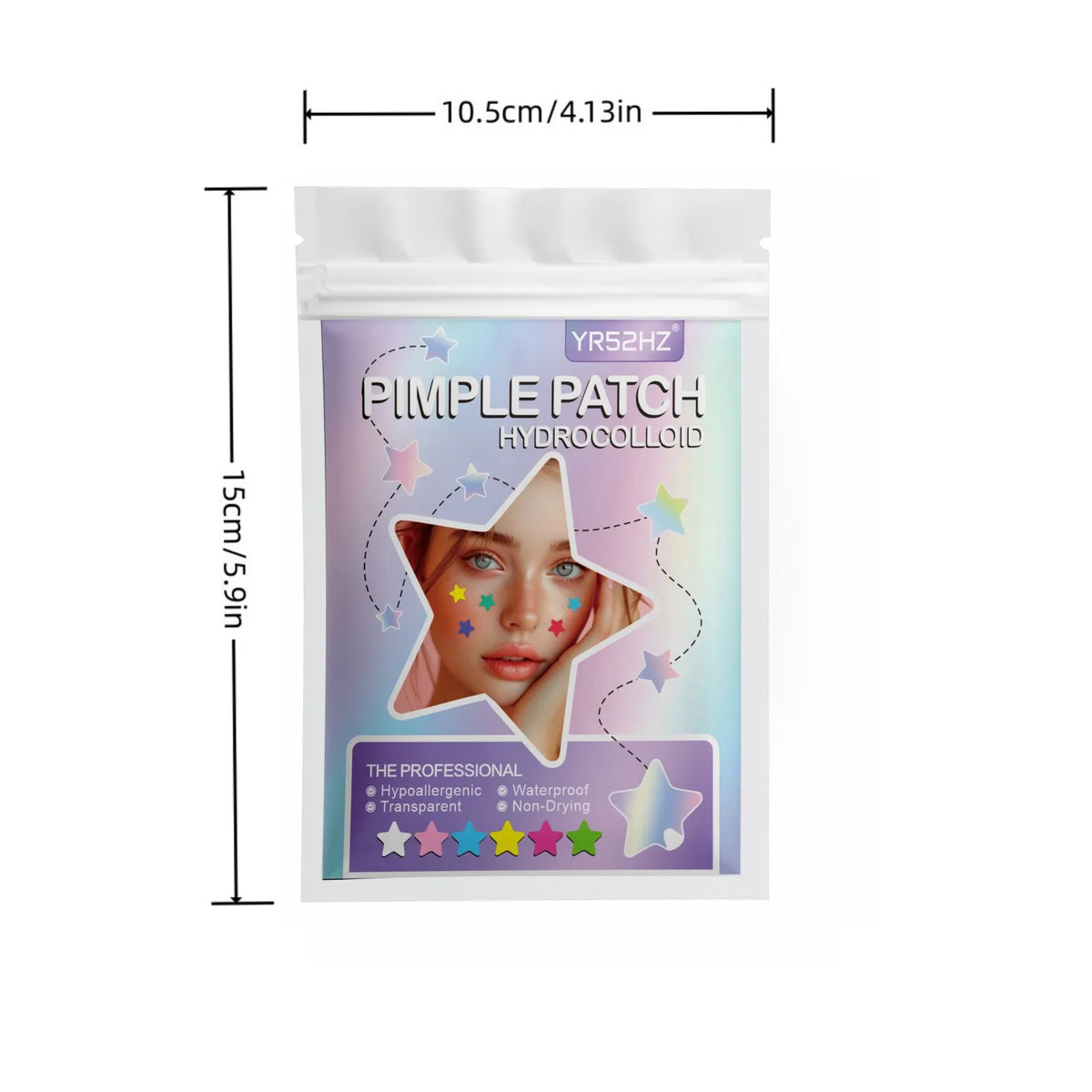 280/1120/1680pcs of multi-color star acne patches, facial acne patches, concealer acne patches, and pimples patches, ultra-thin Quake