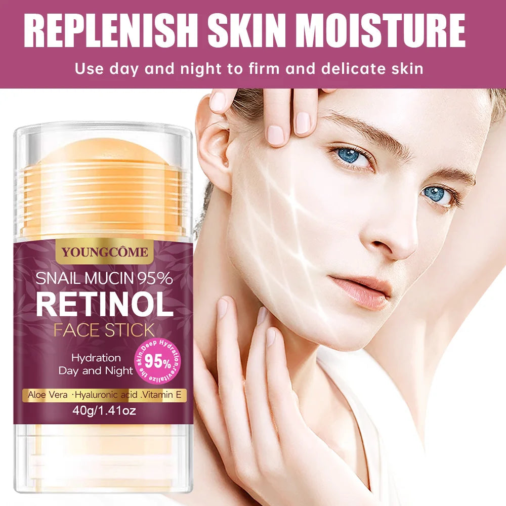 Snail Mucus Retinol Face Treatment Bar with Firming Elasticity Improve Loose Skin Lotion Moisturizes Brightenskin Products Quake