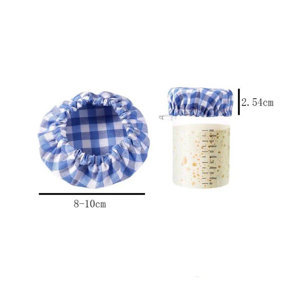 1PC Cotton Cloth Fermentation Bottle Cover Portable Reusable Fermentation Cheese Fabric Lids Multifunction Dust Cover Quake
