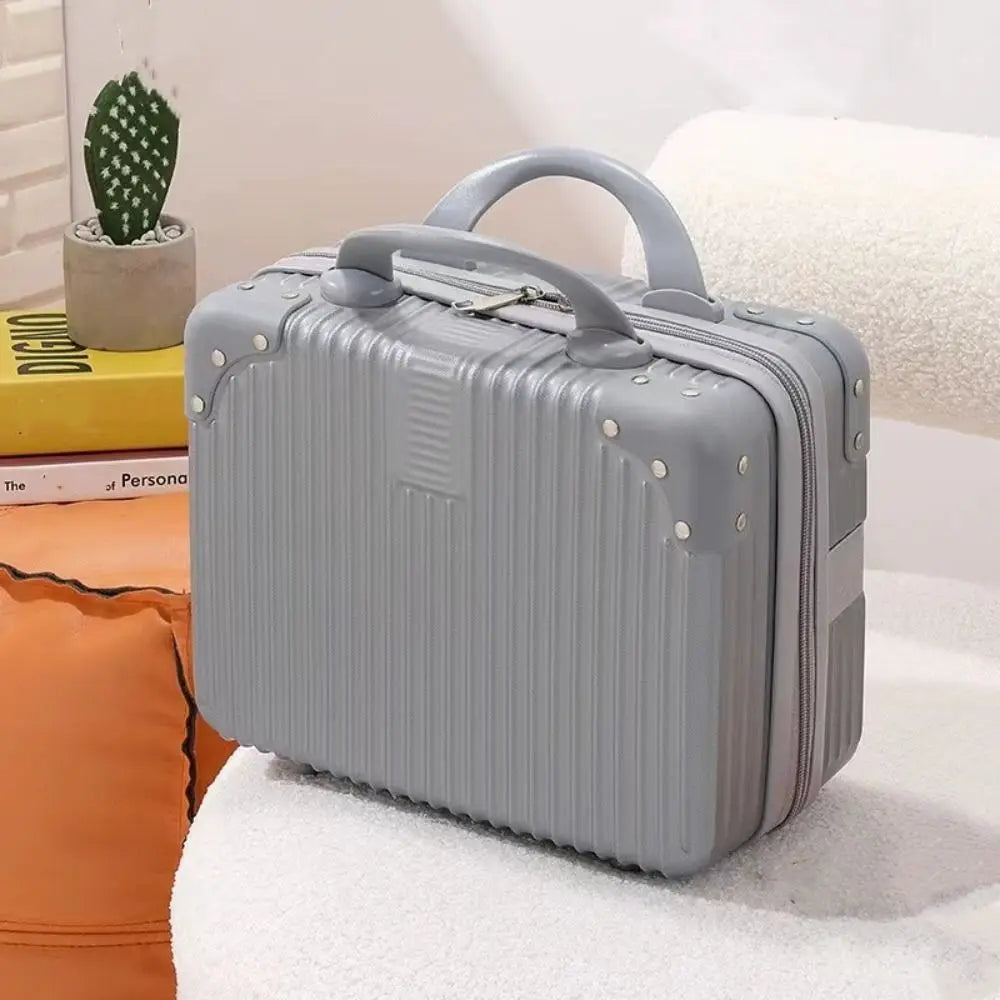 Hot Sales 14 inch Travel Suitcase Mini Travel Makeup Case Organizer Hand Boarding Case For Women Quake 5