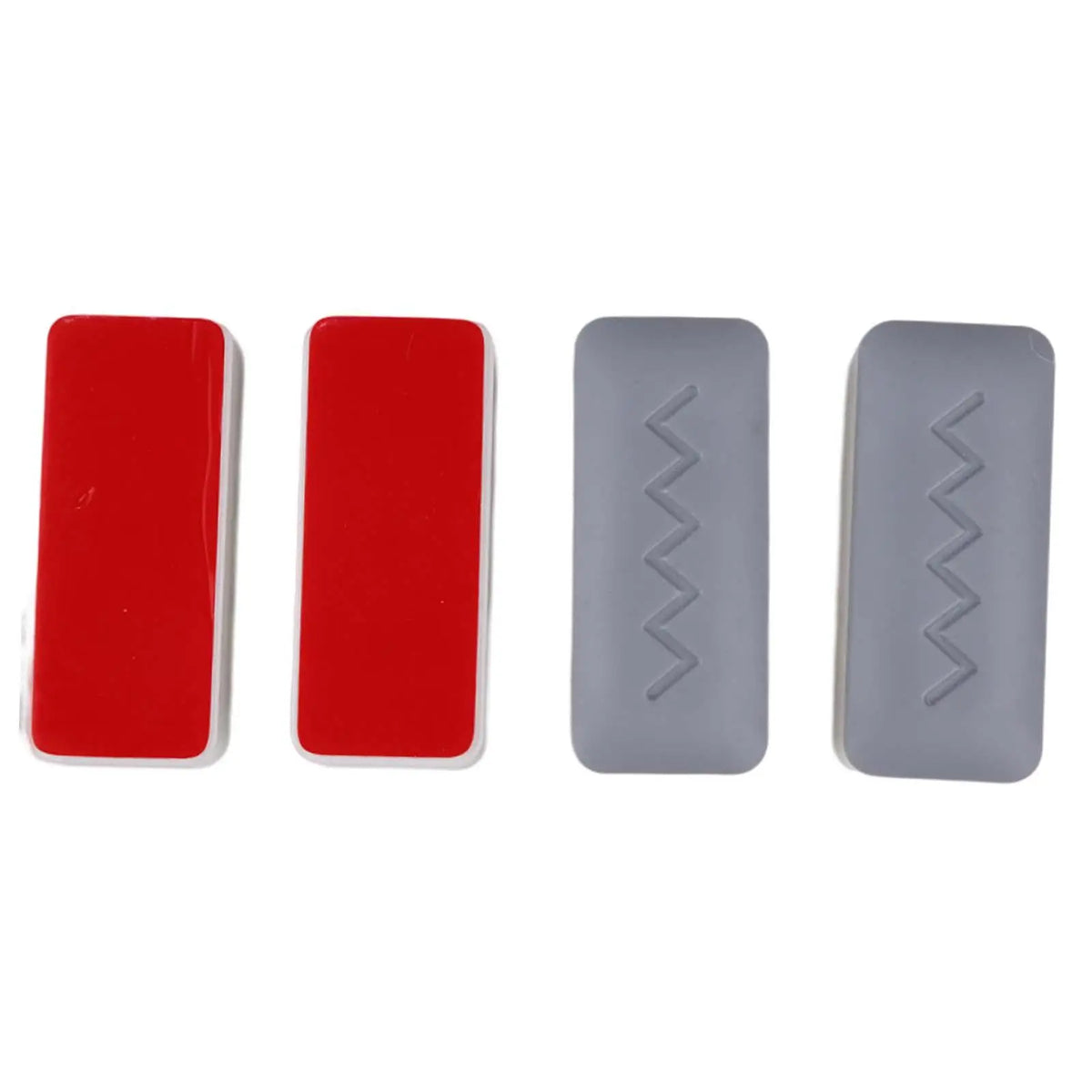 4 Pieces Seat Bumpers Universal Stopper Anti Slip with Strong Adhesive Universal Seat Replacement Bumpers for Home Toilet Seat Quake StyleB