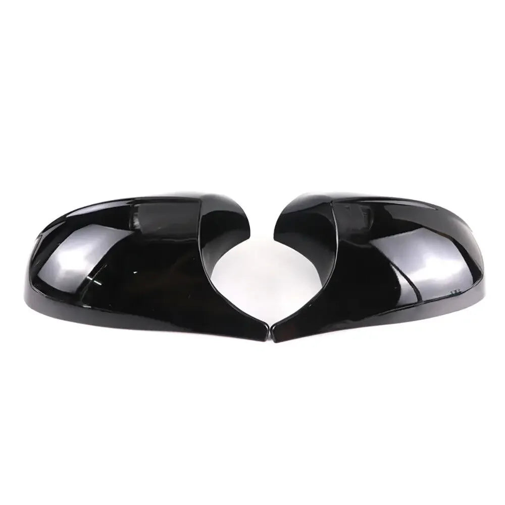 Gloss Black M Look Side Door Mirror Cover Caps Replacement For BMW E90 E91 E92 E93 E81 E82 328i 335i Pair Quake