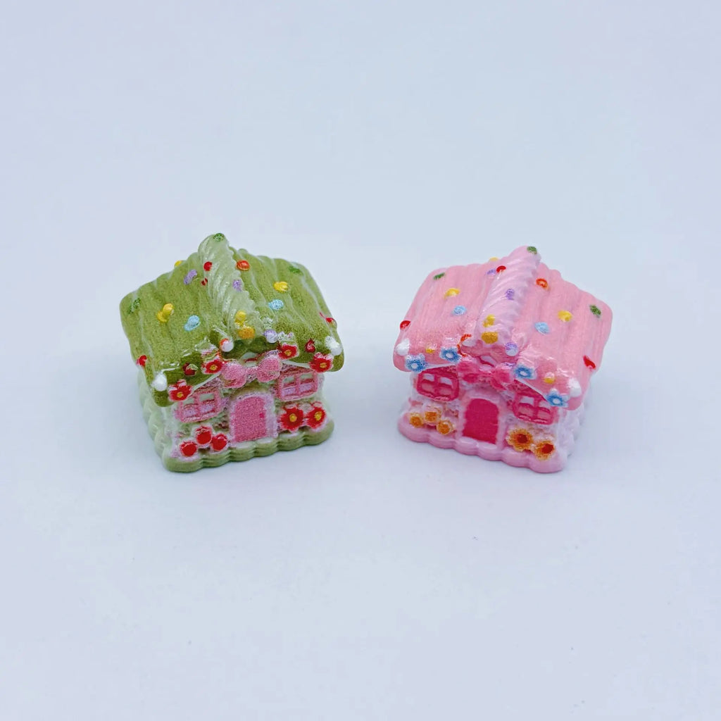 20Pcs Miniature Cute Woodland House Resin For Micro Landscape Simulation Desk Model DIY Play Toys Decor Dollhouse Accessories Quake