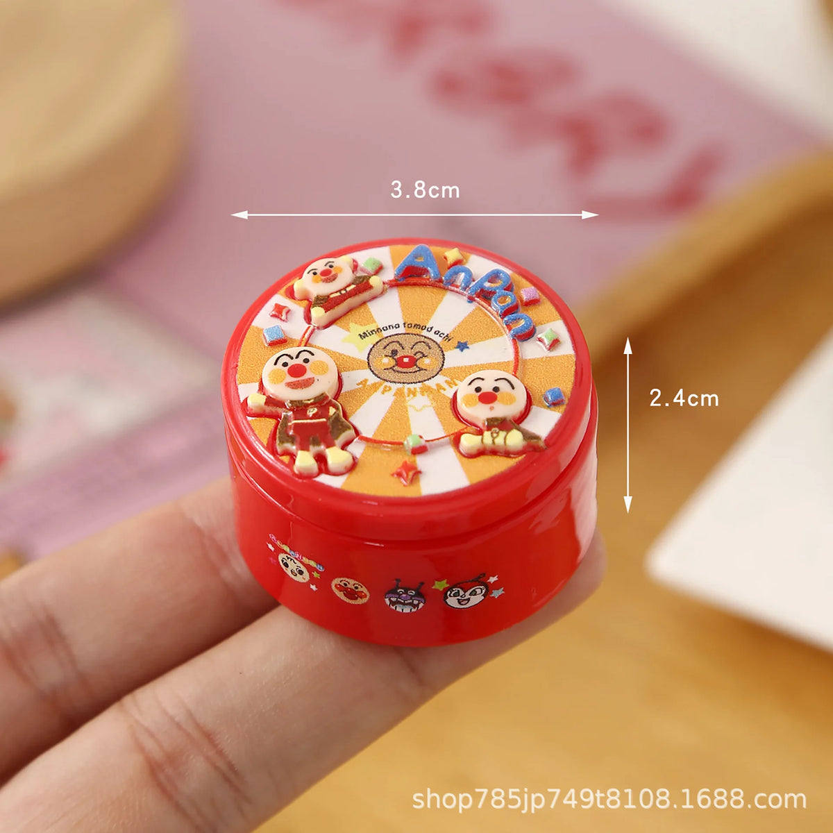 10Pcs 1:12 Dollhouse Miniature cartoon Bread man Accessories Food Box Suit Model Toys For Doll House Decoration Home Desk Room Quake