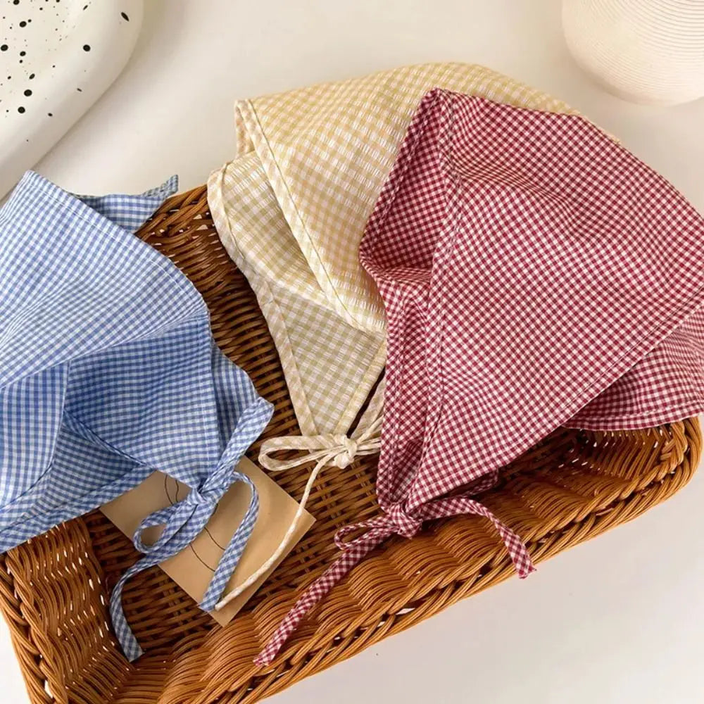 New Pastoral Style Bandana Headband Women's Triangle Headscarf Hair Bands Spring Summer Girl Fashion Decoration Ties Hair Scarf Quake