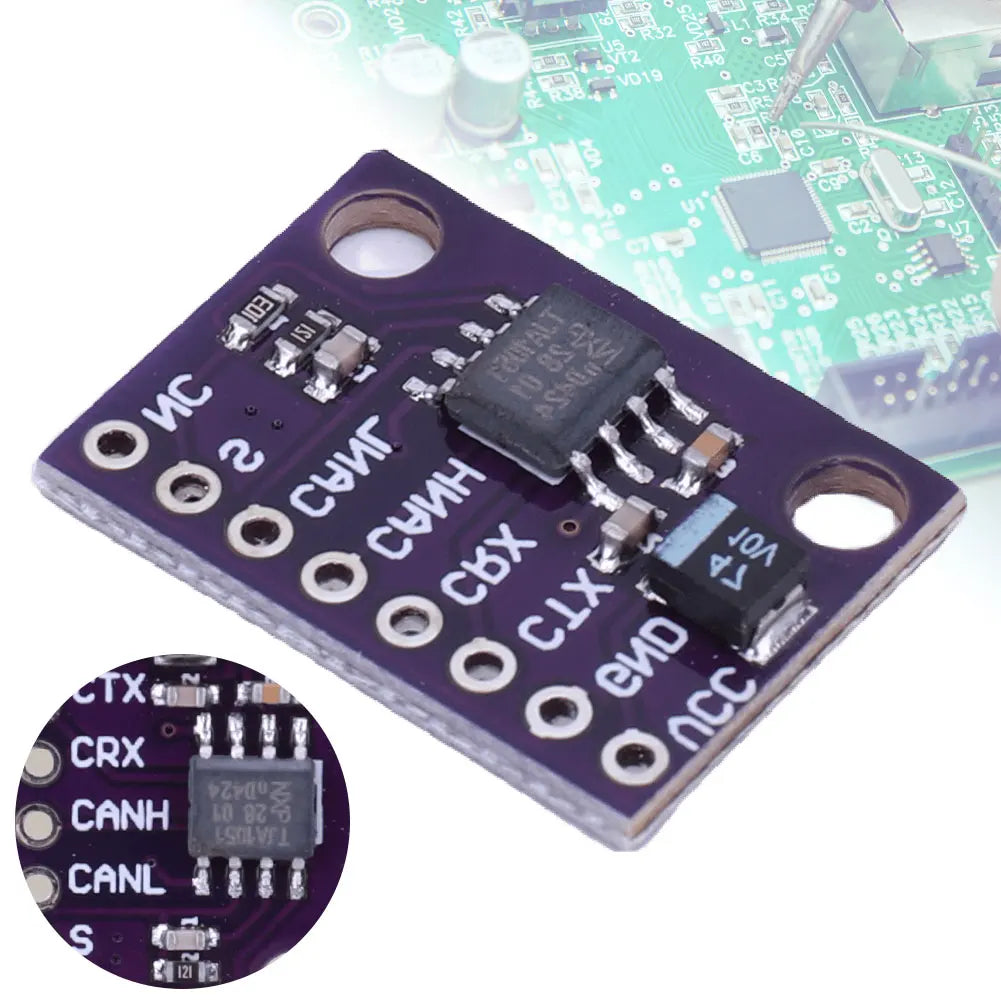 TJA1051T CAN Transceiver Module High Speed Transfer Rate CAN Transceiver Breakout Board Low Power Consumption CAN Network Module Quake