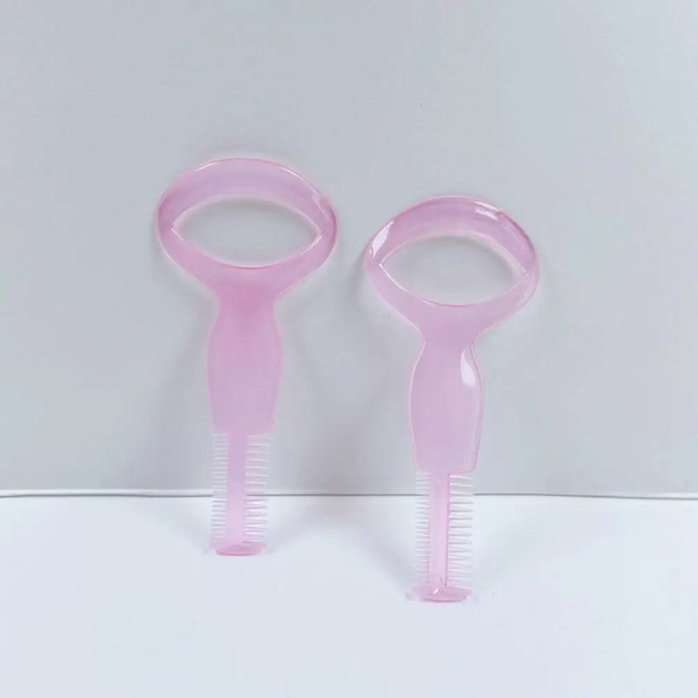 Plastic Portable Mascara Shield Applicator Eyelash Guide Aids Lashes Comb Eyelashes Grooming Brush Women Girls Eyes Makeup Tool Quake