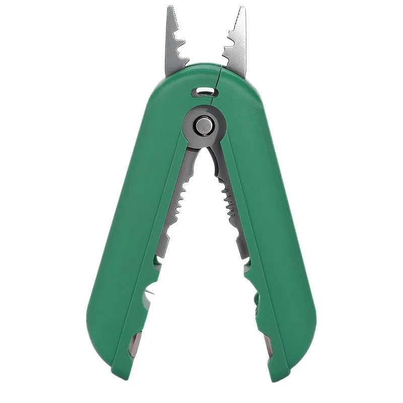 1pcs Mini Multi Function Wire Stripper Pliers Cable Cutter Tool for Electrician Repair Convenient Hand Tools Quake green
