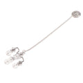 1/2PCS Dollhouse Chandelier 1:12 Scale Ceiling Light for Doll House Decoration Miniature Lamp Quake 1PCS A Silver