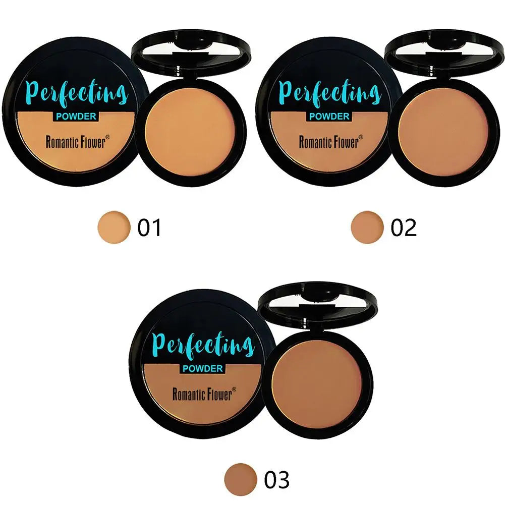 Dark Matte Setting Powder Invisible Matte Poreless Pressed Face Powder Makeup Lightweight Breathable Oil Control Deep Concealer Quake