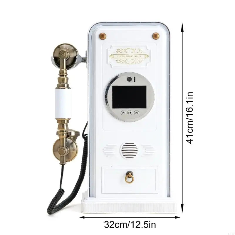 Video Guest Book Wedding Phone with 1080P Screen, 32GB Storage, Handset Message Station for Weddings, Parties and Sign In K1KF Quake