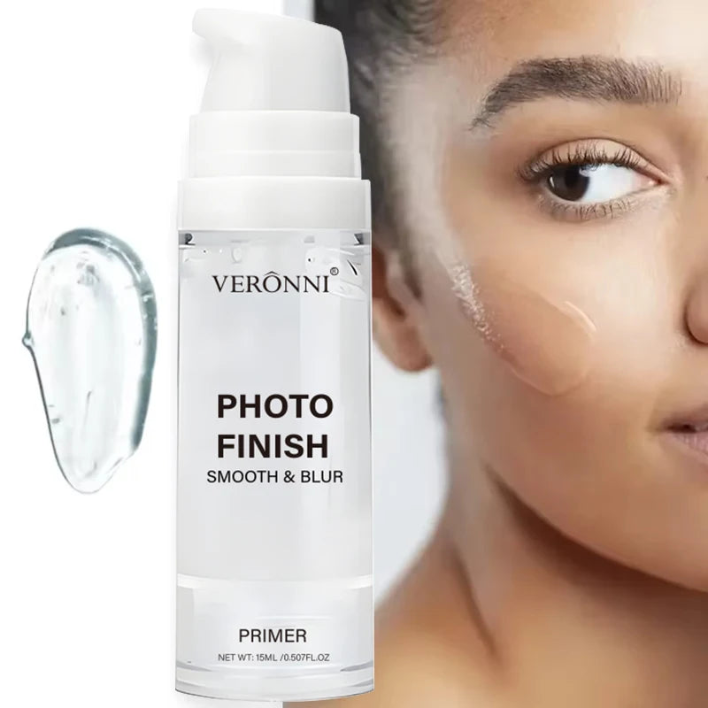 VERONNI Long-lasting Moisturizing Primer-Smooth,Moisturizing,Matte to Make Create Bright White Skin Face Base Makeup Cosmetics Quake