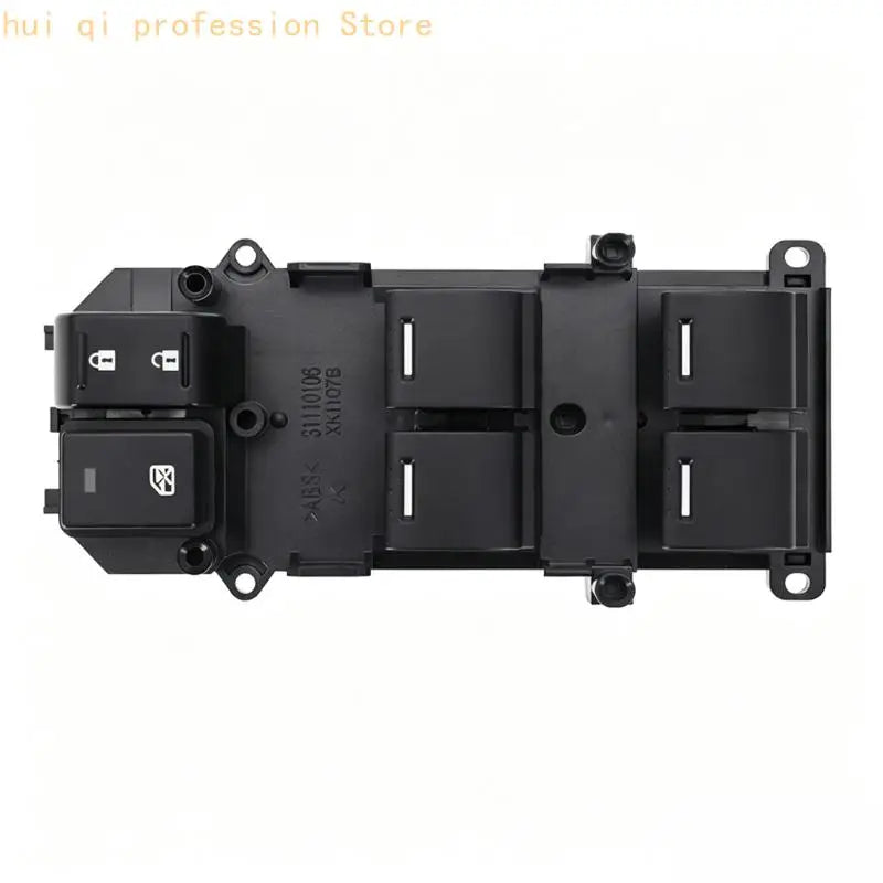 Driver Door Window Control Switches Assembly, 35750-T6A-J51 ABS Housing, Replacement Part for Daily Vehicle Door Panel H8WE Quake