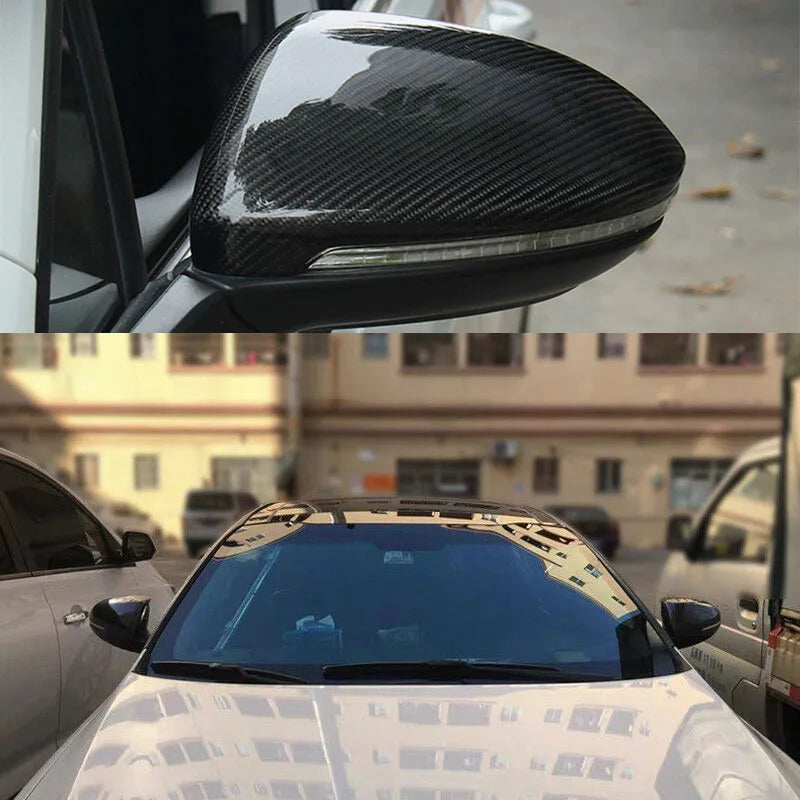 For KIA K3 Cerato Forte 2019-2022 ABS Auto Car Styling Body Side Door Rearview Mirror Cover Cap Horns Shell Housing Sticker Trim Quake