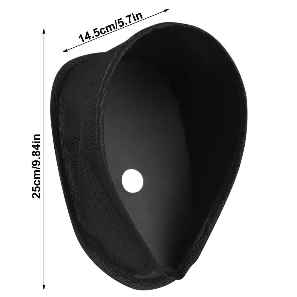 Universal Phone Shade From Sun Non Slip Anti Glare Protector for Motorcycle Holder Outdoor Riding Driving Commuting Delivery Quake Black