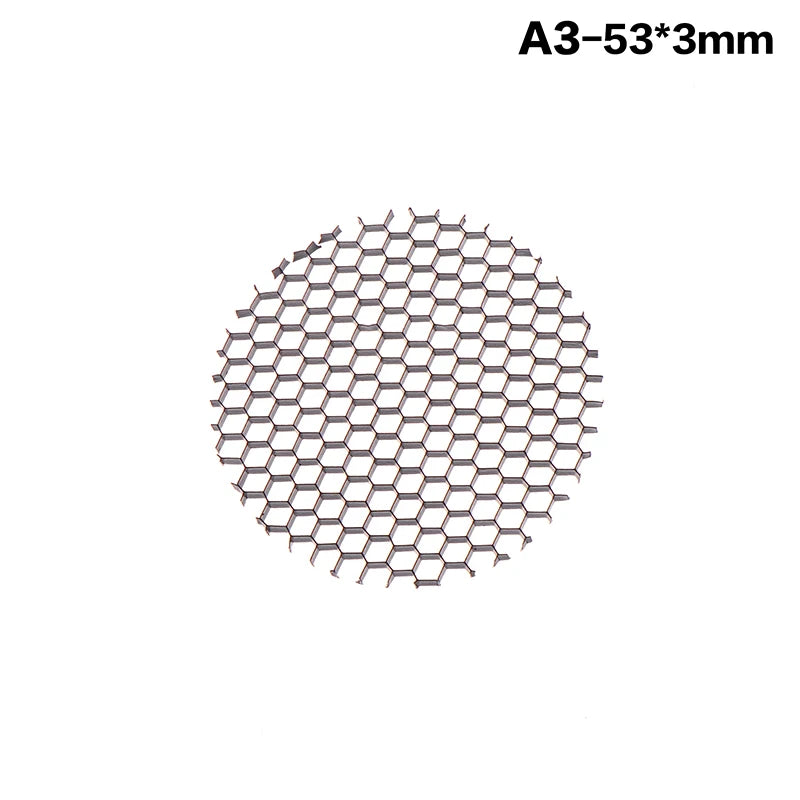 1Pcs Round Honeycomb Mesh Light Cover Black Aluminum Anti Glare Downlight Spotlight Shade Quake A3
