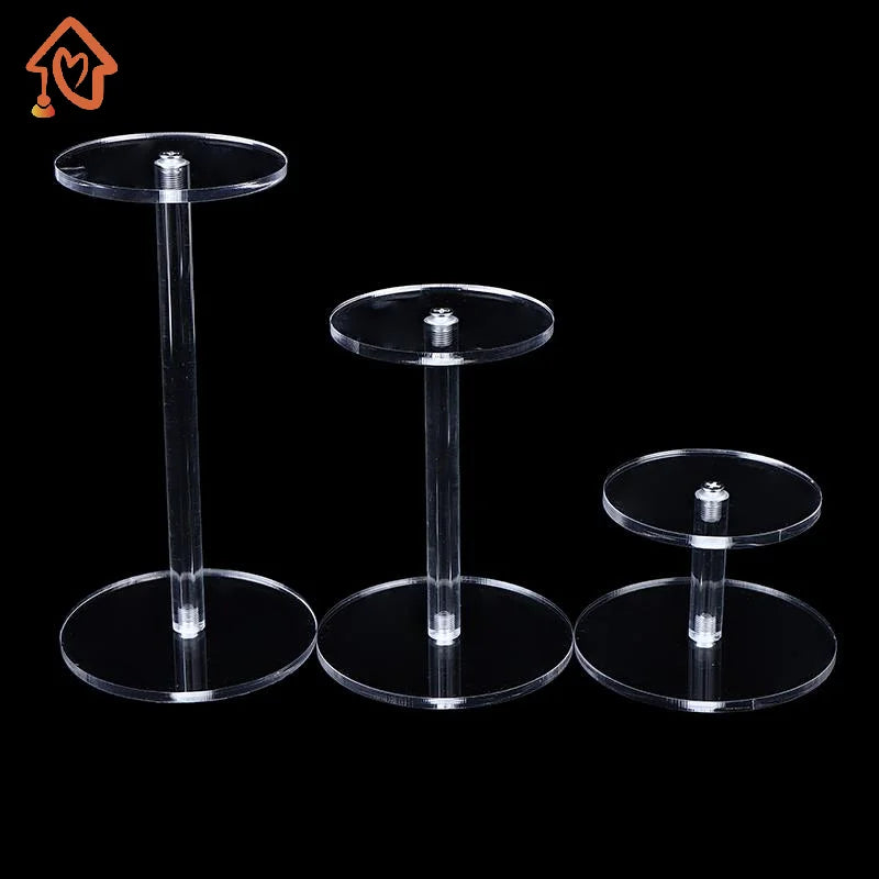 1PCS Transparent Frame Round Jewelry Blind Box Display Stand Acrylic Clear Bracelet Organizer Shelf Jewelry Storage Rack Quake
