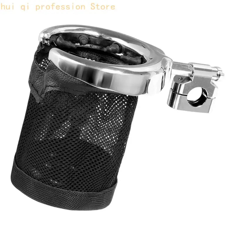 Clamp On Motorcycle Cup Mount with Mesh for Quick Access H8WE Quake
