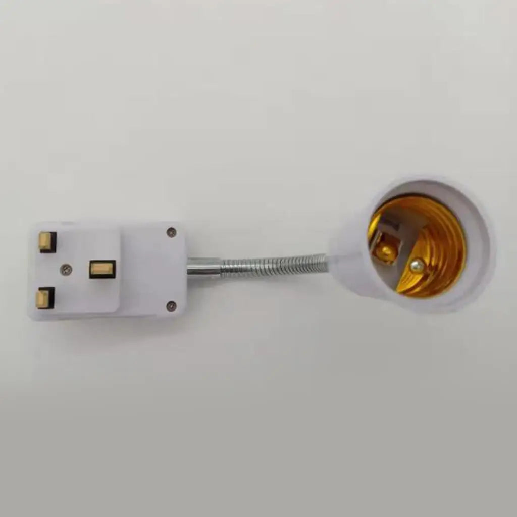 E27 Lamp Holder Socket UK AC Switch Adapter Lightweight Bulb Socket for Home LED Bulbs with Wire Quake