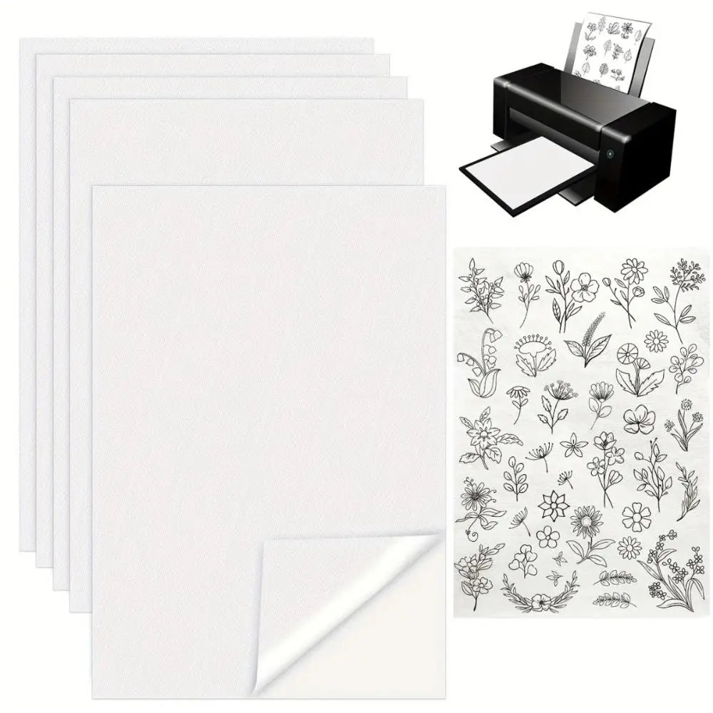 DIY Iron-on Patches Handmade Self Adhesive Water Soluble Paper Sewing Supplies Blank Hand Sewing Stabilizers Quake
