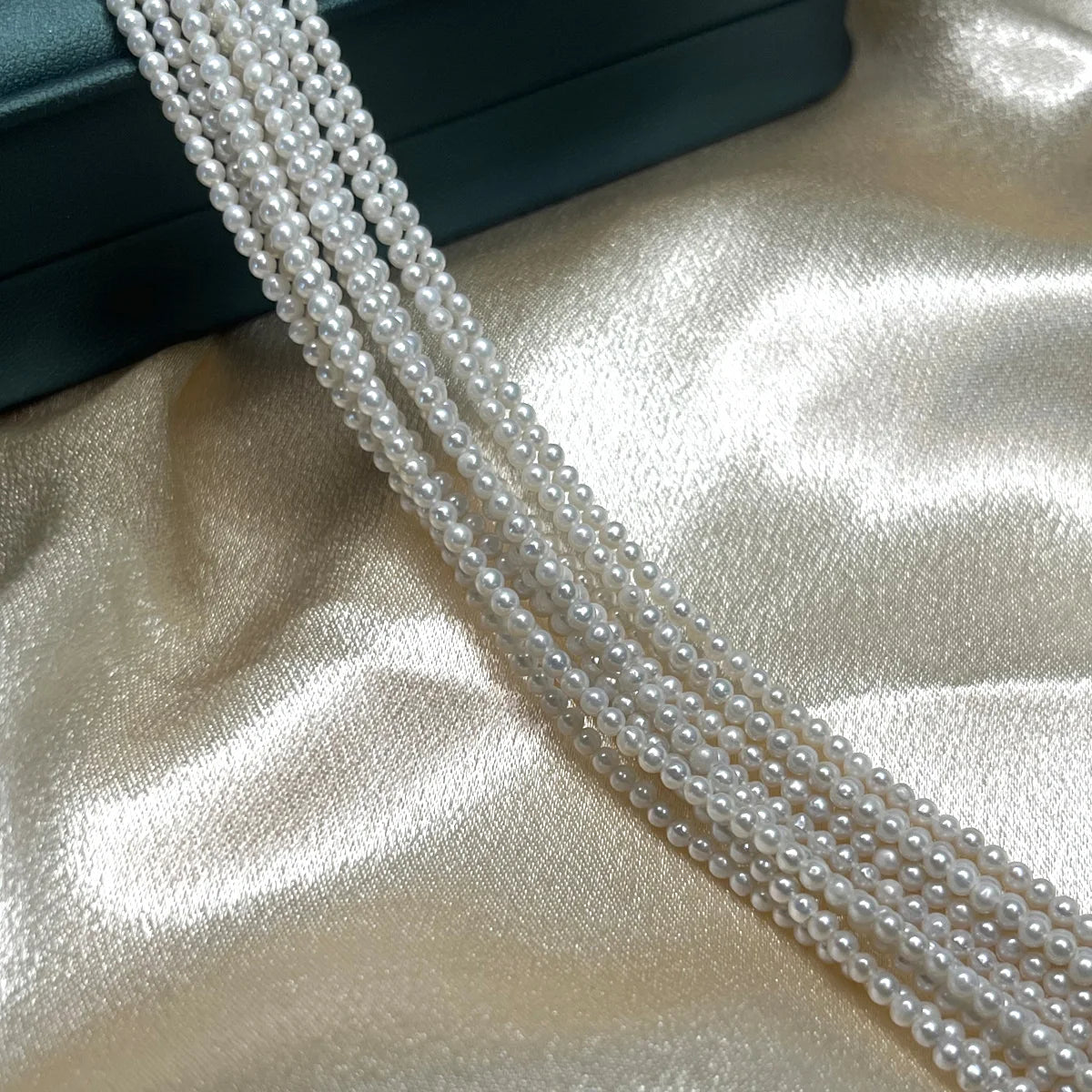 Nearround Pearl 2-3mm Natural Freshwater Pearl Isolation Beads For Jewelry Making DIY Necklace Earrings Bracelet Accessory Quake