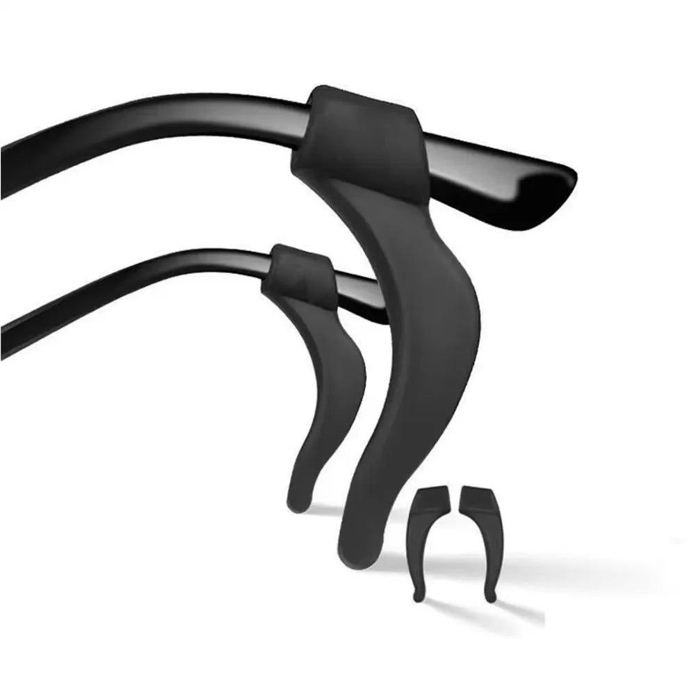 Silicone Anti-Slip Ear Hooks Women Men Antiskid Glasses Leg Ear Sleeve Anti-Fall Eyewear Holder Accessories 1pair Quake