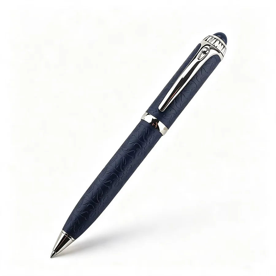Wholesale Luxury Engraved Metal Ballpoint Pen Business Signature Roller Ball Pen Sleeve For Corporate Gift Quake 148-2