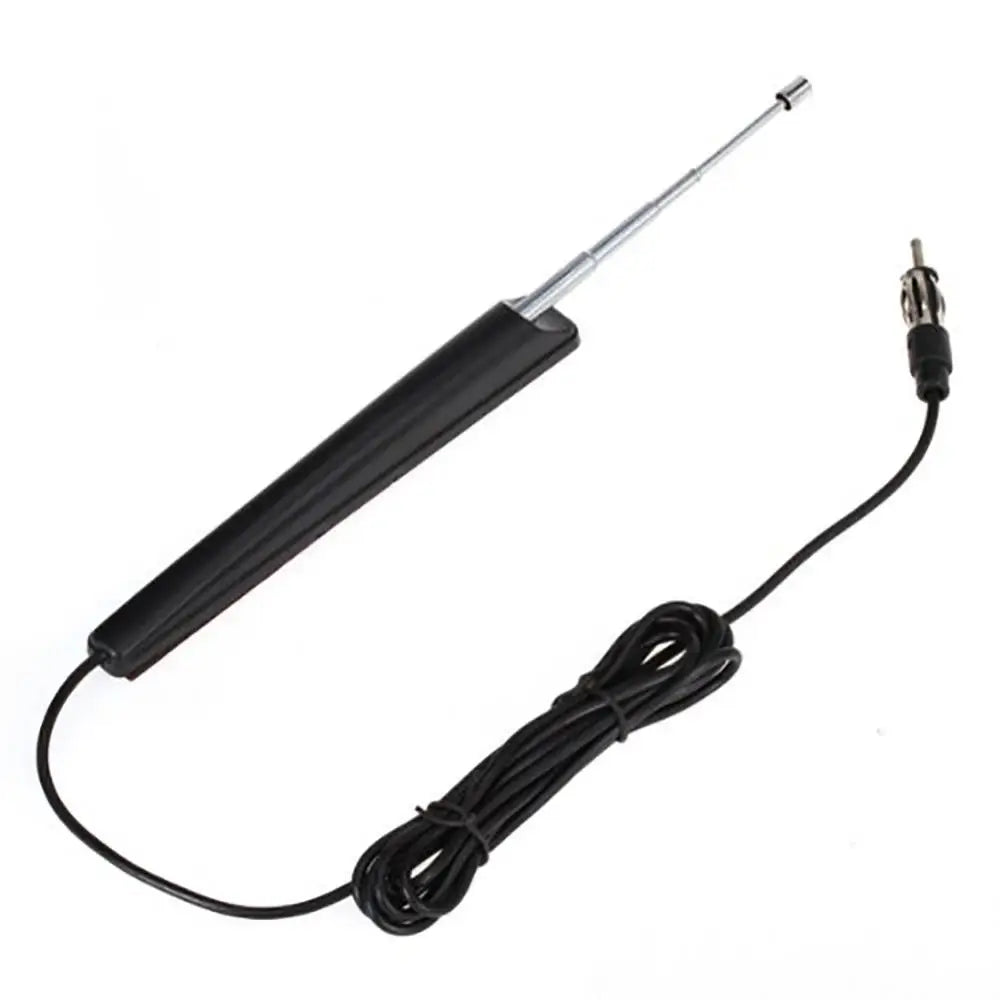 Universal Exterior 12V Auto Car Radio Signal Amp Amplifier Booster FM/AM Aerial Antenna Quake Black