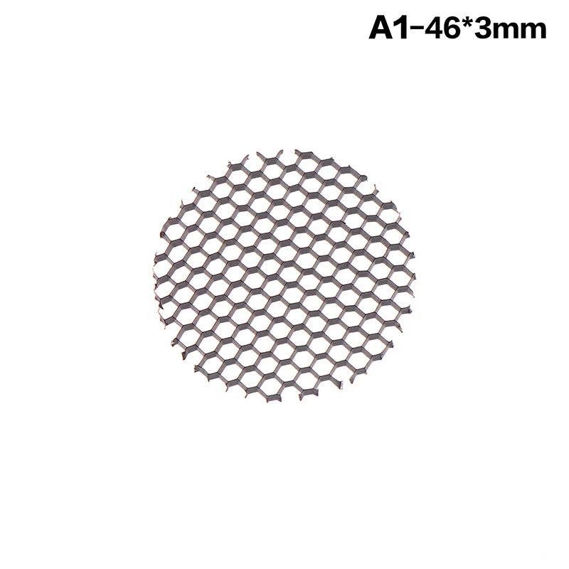 1Pcs Round Honeycomb Mesh Light Cover Black Aluminum Anti Glare Downlight Spotlight Shade Quake A1