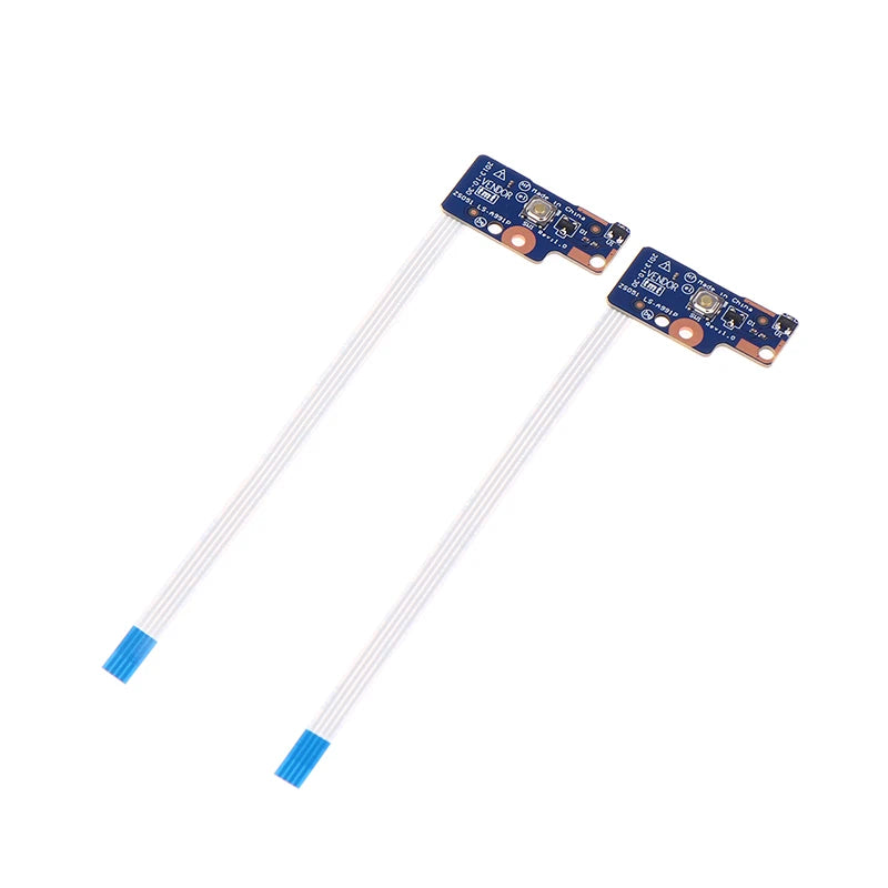 1/2pcs Laptop Repair ON/OFF Switch For HP 15-R 15-G 15-H 250 G3 15-R221TX Power Button Board With Flex Ribbon Cable Quake 2PCS