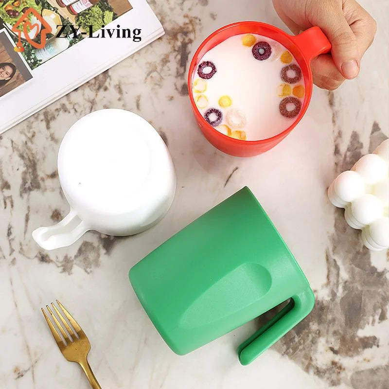 1Pcs Simple Household Thickened Mouthwash Cup, Tooth Cup and Plastic Brushing Cup Quake