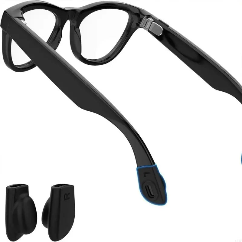 Light Cover and Sound Guide Replacement Set for Glasses with Nose Support Inserts, Ear Contact Parts and ABS Silicone K1KF Quake