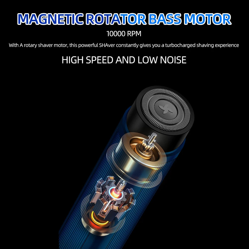 Men's Mini Electric Shaver Rechargeable Razor Epilator Women's Shaving Machine for Men Car Mini Shaver Electric Shaving Tools Quake