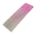 New Rhinestones Microphone Cover,Rhinestones Mic Handle Sleeve, Wireless Microphone Decorative Sleeve for Stage,Party,Wedding Quake pink gradient