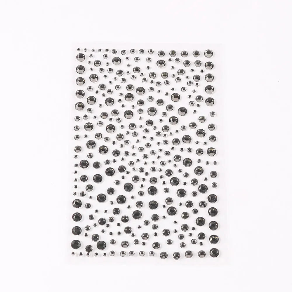 Waterproof Rhinestone Crystal Tattoo Stickers – Face & Body