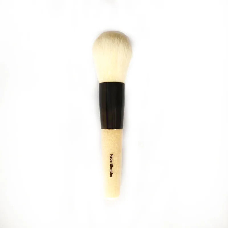 Professional Highlighter Brush Partial Face Powder Brush Foundation Blush Makeup Brush Portable Cosmetic Beauty Tools Quake Wood Color