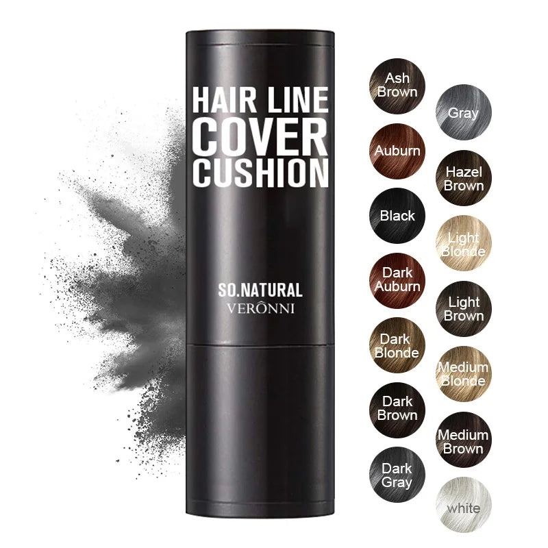 Instant Hairline Powder, Fast Covering Hair Root Concealer, Eyebrow and Beard Lines, and Long-lasting Wind and Sweat Resistant Quake