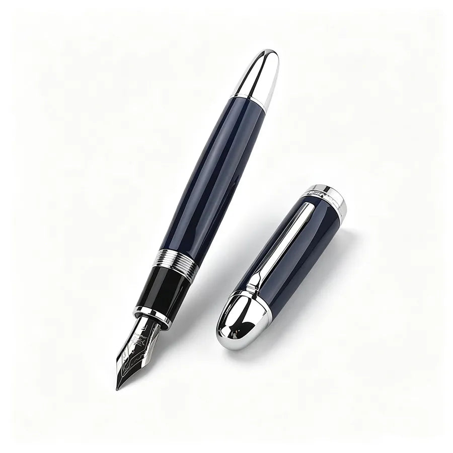 JINHAO X169 Fountain Pen Elegant Black Gold Clip Pen M/F/EF Nib Writing Ink Pen pk 9019 X159 P136 Stationery School Supplies Quake X169-2 F 0.5MM