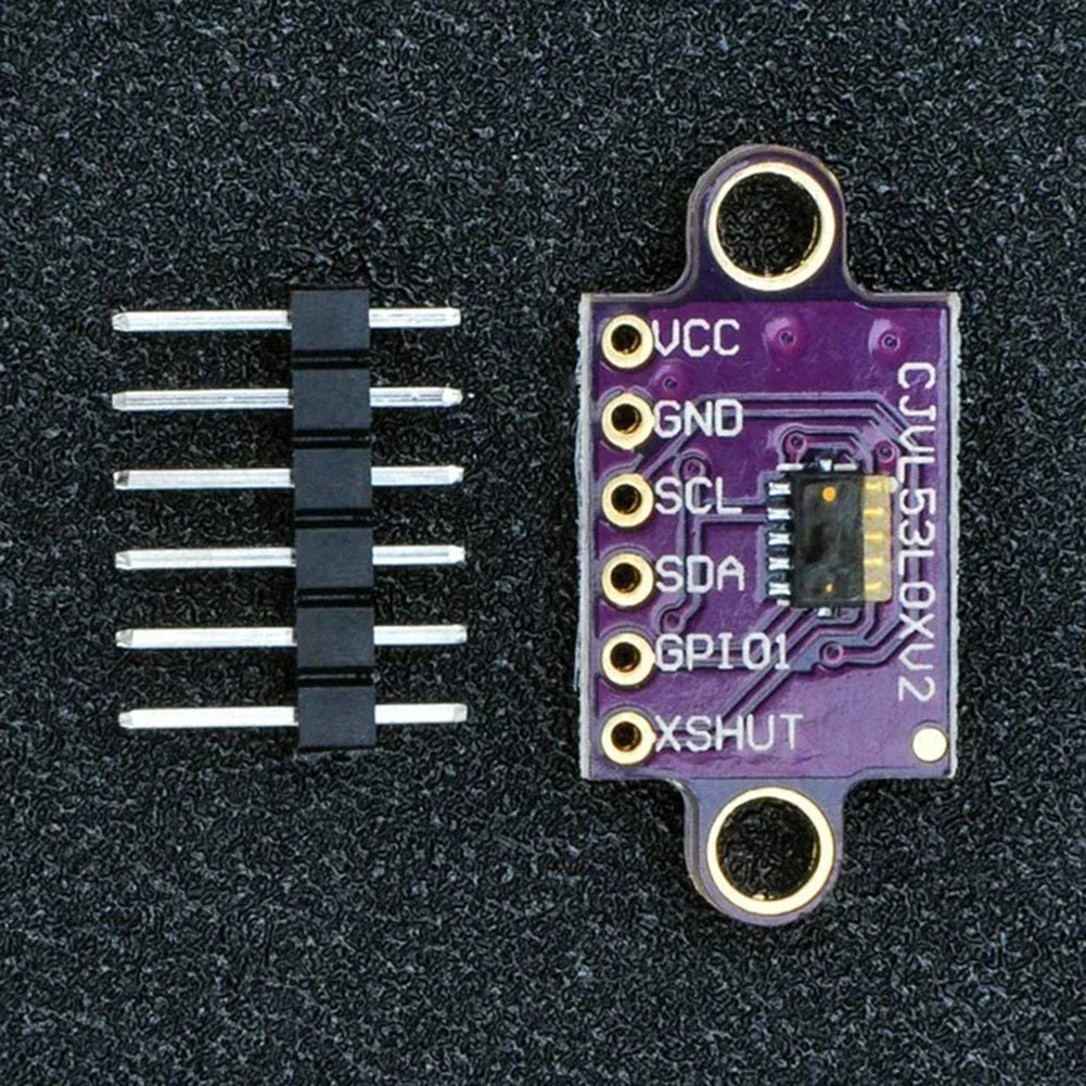 1-10PCS VL53L0X Time-of-Flight (ToF) Laser Ranging Sensor Breakout 940nm GY-VL53L0XV2 Laser Distance Module I2C IIC with Pin Quake