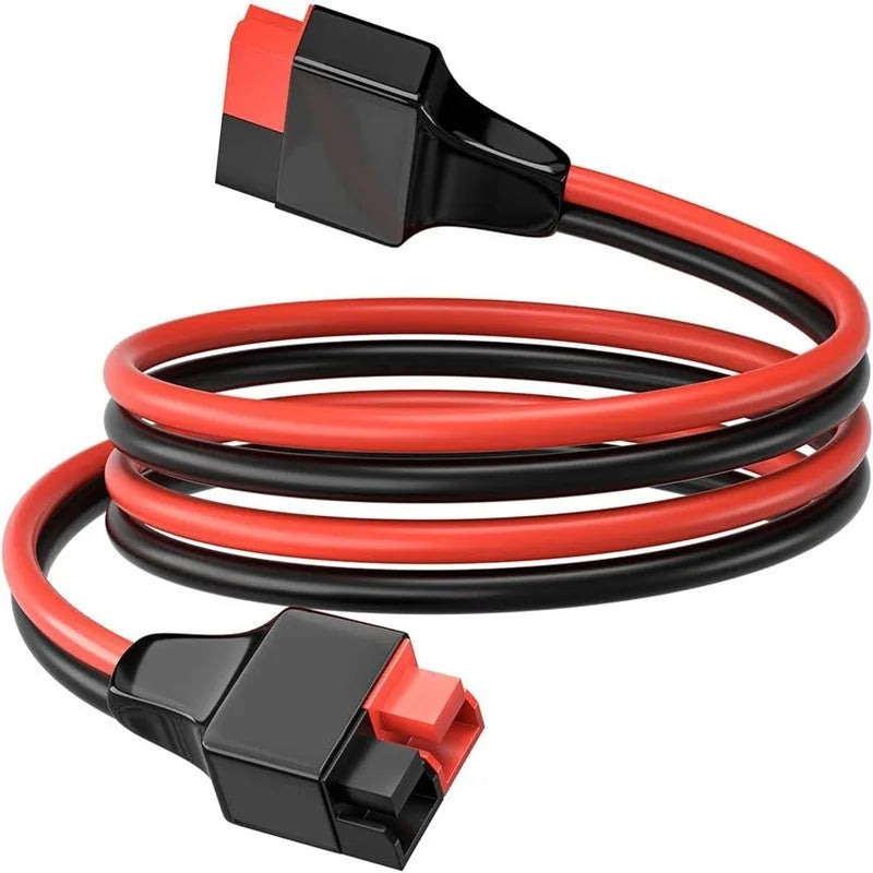 12AWG 30A Plug Connector Cable Solar Male to Female Connection Cord Outdoor Energy Storage Electric Vehicles Power Adapter Quake Male Female Line 75A 1M