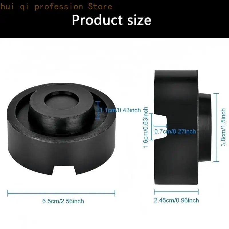Thick Rubber Jacks Support Pad Lifting Base for Increased Ground Clearance in Vehicle Repair Workshops H8WE Quake