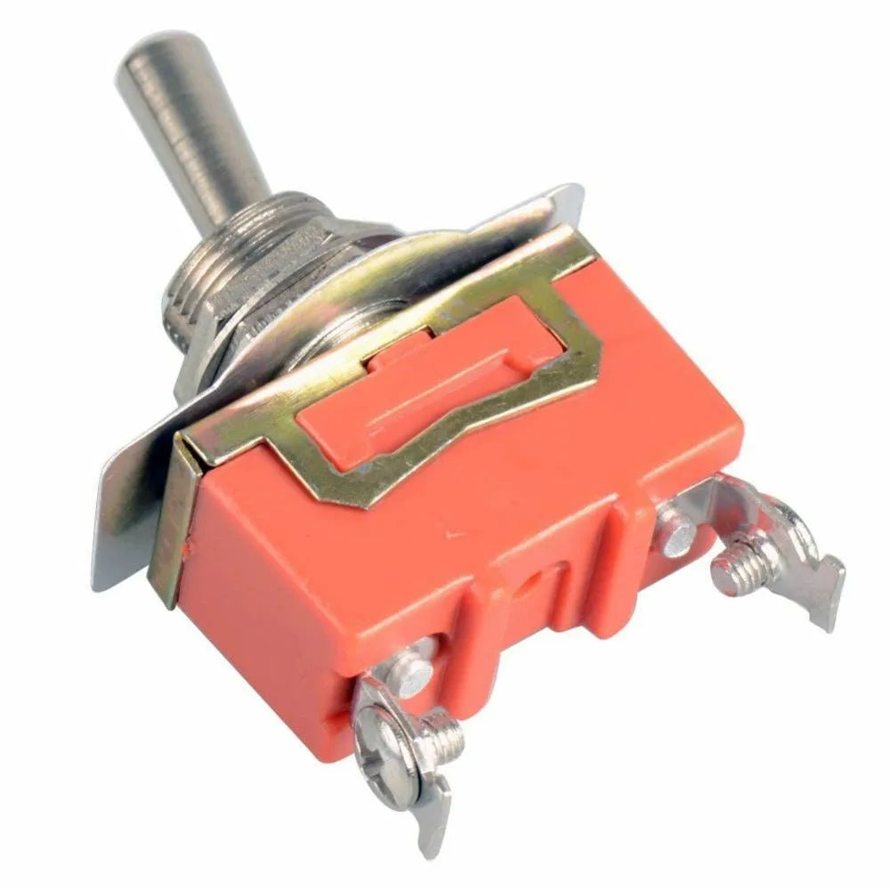 Car SPST for toggle Switch 12V ON/OFF Waterproof Cover for maximum Withstand Voltage 250V Thread Diameter 11 6mm Quake