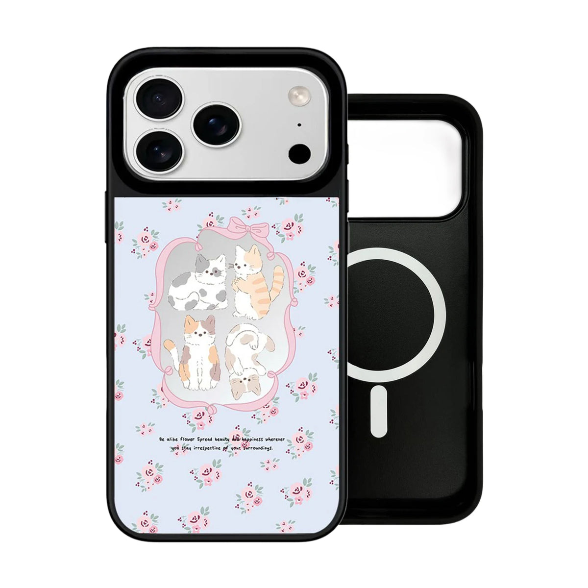 6090732 Mirror Surface Magnetic Phone Case Cover for IPhone 13 14 15 16 17 18 Pro Max Case Quake