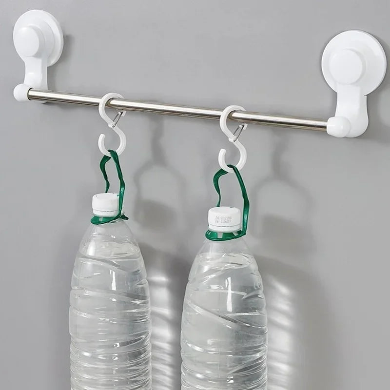 S-shaped Hook With Buckle Portable Multifunctional Kitchen Home Enduring Organizer S Windproof Hook Lock Hook Plastic Hanger Quake