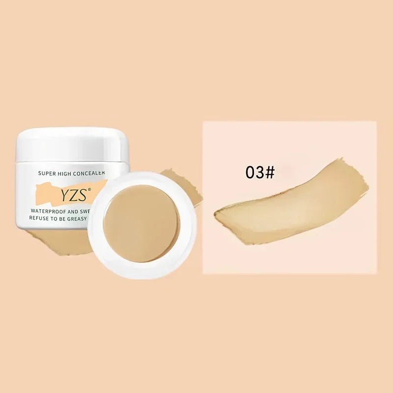 Waterproof and Long-lasting High Concealer That Perfectly Covers Scars, Dark Spots and Tattoos for a Flawless Skin Look Makeup Quake 03