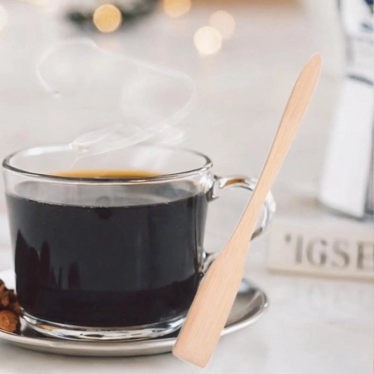 Coffee Brewer Stirrer Professional Multifunctional Sturdy Kitchen Supplies Wood Stirrer for Tea Coffee Ice Cream Kitchen Home Quake Default Title