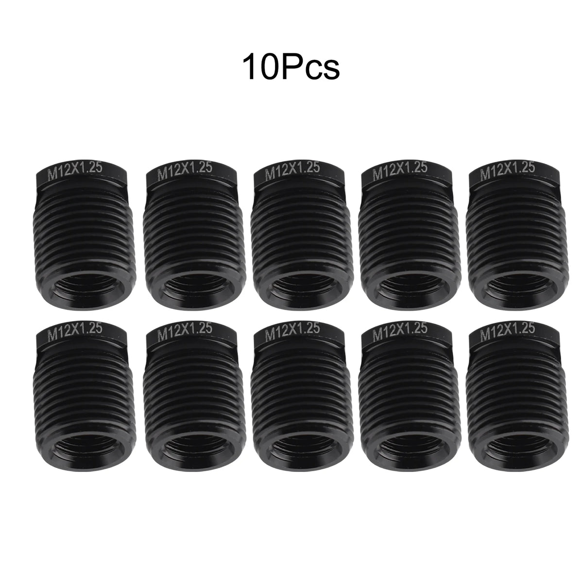 Easily Upgrade Your Car\'s Interior with This Fitment 10Pcs Gear Shift Knob Thread Adapter Kit Made from Aluminum Quake