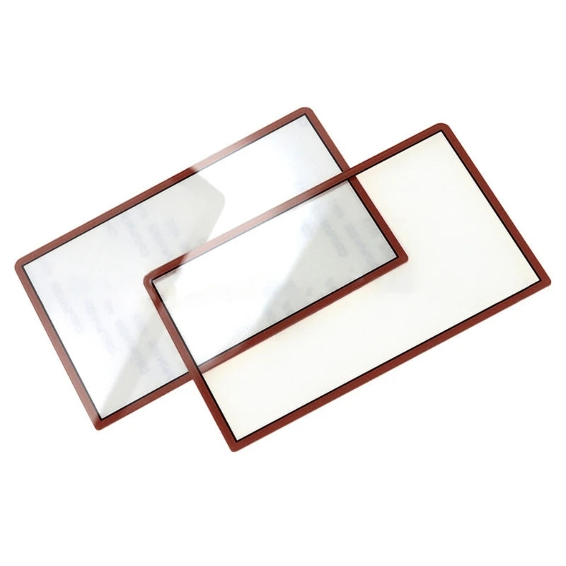 Upper Front Top Screen Frame Lens Cover LCD Screen For 3DS XL / New 3DS XL K1KF Quake Red