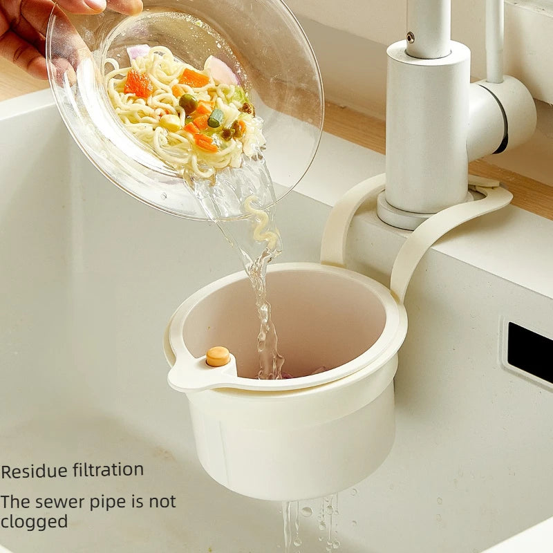 Multifunctional Hanging Kitchen Sink Strainer Drainage Filter Basket for Washing Vegetables and Collecting Food Residues Quake