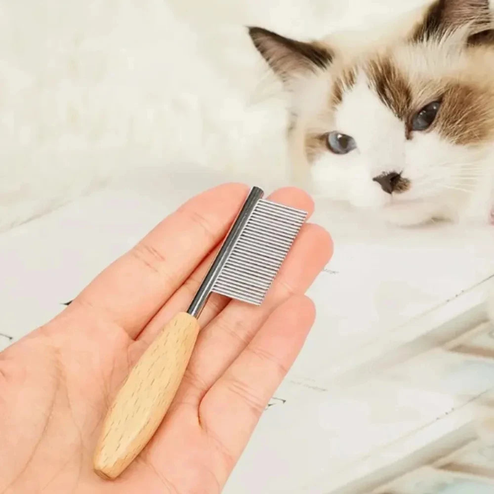 Pet Cat Mini Face Comb Detail Face Cat Dog Cleaning Small Row Comb Quake